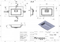Умивальник ERICA 700 Miraggio MIRAGGIO фото 4