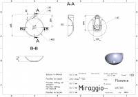 Умивальник FLORENCE Miraggio MIRAGGIO фото 1