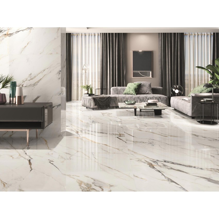 RECTIFICADO PULIDO 1840 CALACATTA GOLD (1 сорт) Porcelanite Dos фото 2