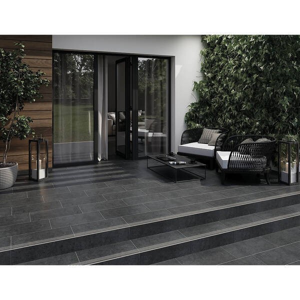 HIGHBROOK ANTHRACITE STEPTREAD CERSANIT плитка фото 1
