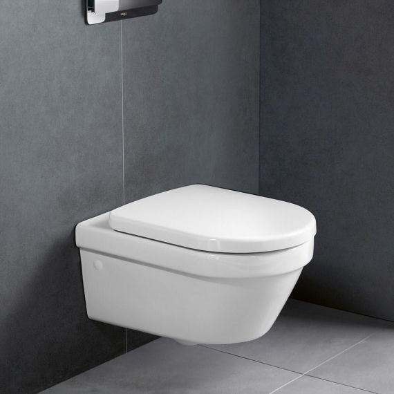 4694HR01  Omnia Architectura унітаз підвісний з кришкою 98M9C101 Soft-close, білий (1 сорт) VILLEROY  BOCH