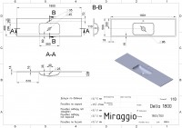 Умивальник DELLA 1800 Miraggio MIRAGGIO фото 1