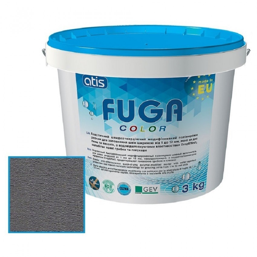 Зат Atis Fuga Color A 114/3кг антрацит (1 сорт) ATIS