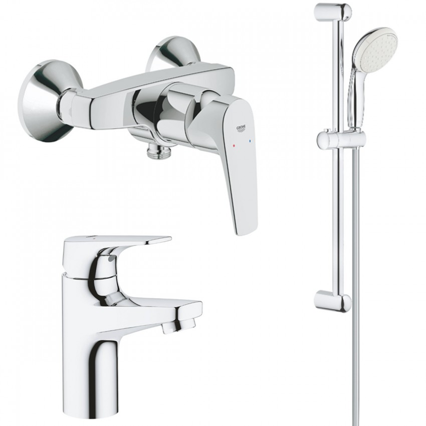 UA121630S Bau Flow Комплект змішувачів для душу (3 пак) (1 сорт) GROHE