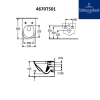 4670TS01 Subway 3.0  унітаз+ кришка Soft Close, білий (1 сорт)