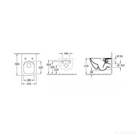 4611RS01 VENTICELLO унітаз підвісний + кришка SoftClose QuickRelease, білий (1 сорт) VILLEROY  BOCH