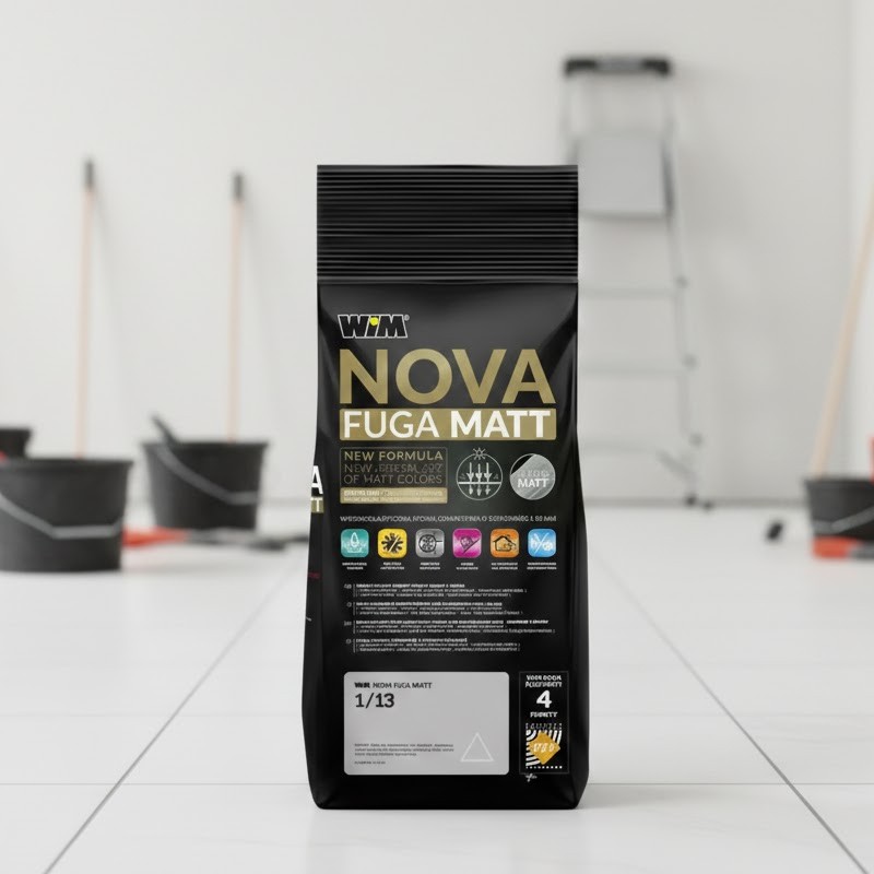 Зат WIM  NOVA FUGA MATT 1/13  2кг цементний  (сірий) (1 сорт) WIM фото 2