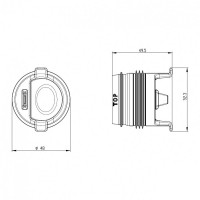 9010.79.24 ShowerDrain  C Сухий сифон ACO EasyStop DN 50 (1 сорт) ACO фото 2