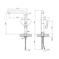 Змішувач для кухні Zdenek QTZDN9032103FC Brushed Nickel PVD Qtap QTAP фото 1