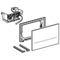 116.090.SM.6 Sigma 80 Клавіша електронного керування змивом унітазу, безконтактний подвійний змив, для бачків Sigma 12см, дзеркальне скло (1 сорт) GEBERIT фото 1