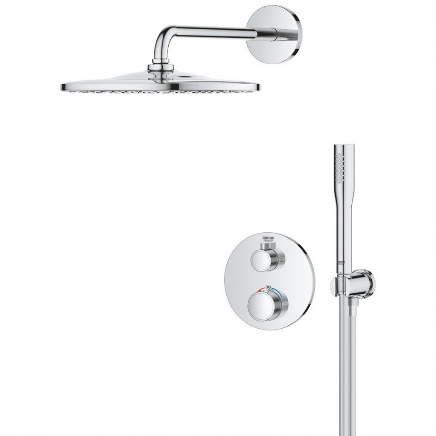 34869000 GRT THM Душова система на 2 виходи, кругла, 310 (1 сорт) GROHE фото 1