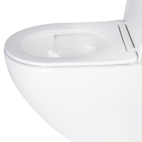 Qtap Jay унітаз підвісний Ultra Quiet сидіння Slim Duroplast/ Soft-close/ Quick relase 485х360х320 мм WHITE QTAP фото 3