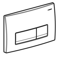 115.119.DW.1 Delta50 Клавіша змиву з подвійним змивом: Чорний глянець (RAL 9005) (1 сорт) GEBERIT