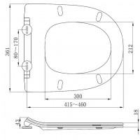 3113121 FRESH Кришка супер-тонка quick-fix soft-close для 3110121/3120121 (1 сорт) DEVIT фото 1