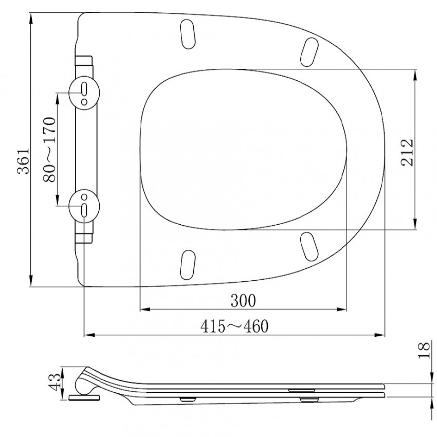 3113121 FRESH Кришка супер-тонка quick-fix soft-close для 3110121/3120121 (1 сорт) DEVIT фото 1