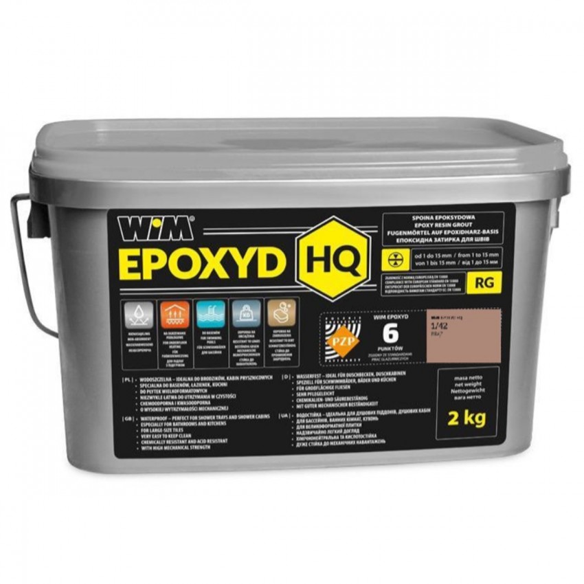 Зат WIMEPOXYD HQ 1/42 2кг  коричн (1 сорт) WIM фото 1