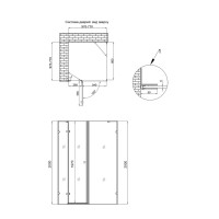 Душова кабіна CAPRICORN CRM1018RC6, прямокут., 100x80, скло 6мм Clear, CalcLess, розпаш., без піддона QT QTAP фото 1