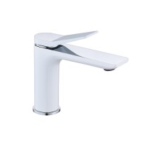 Змішувач для раковини Presto QTPRE270CRW45576 Chrome/White Qtap QTAP