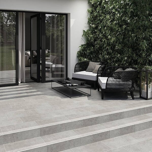 HIGHBROOK GREY STEPTREAD CERSANIT плитка фото 1