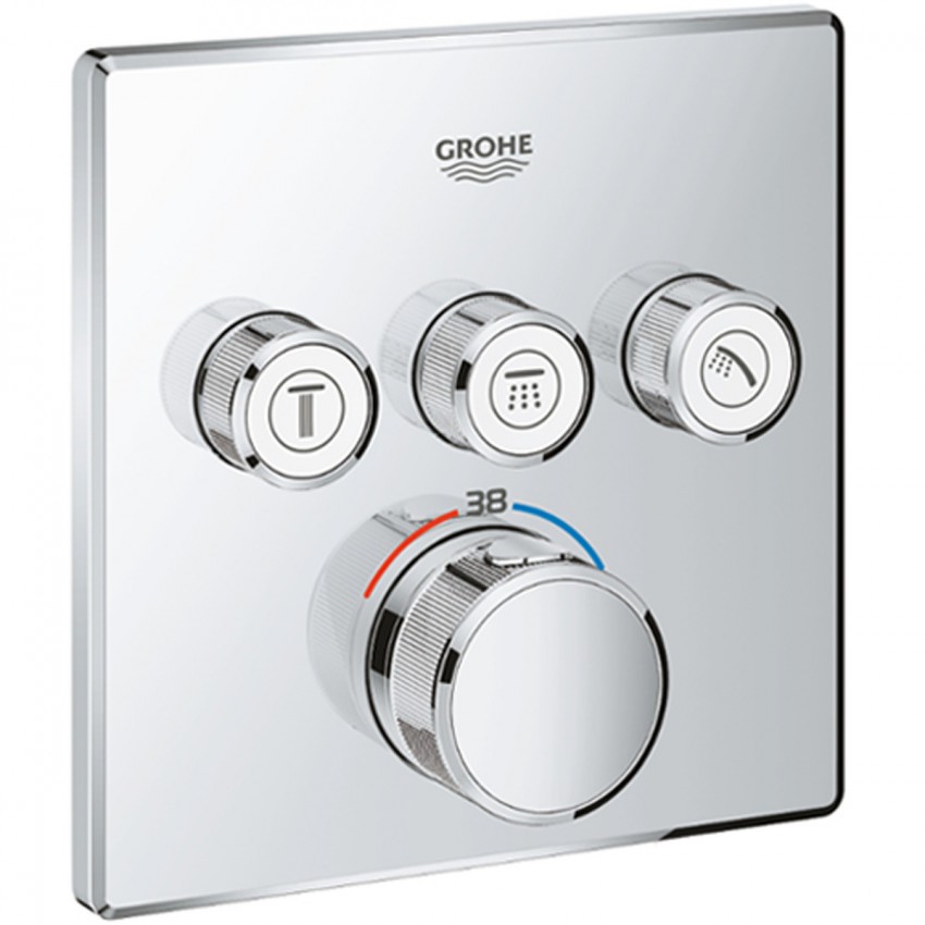 UA26415SC6  Grohtherm SmartControl Набір для комплектації душу, 3 споживачі (1 сорт) GROHE фото 1