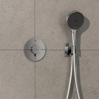 15554000 HG ShowerSelect Comfort S Зовнішня частина термостата на 2 споживачі, хром (1 сорт) HANSGROHE фото 2