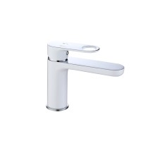 Змішувач для раковини Jay QTJAY270CRW45551 Chrome/White Qtap