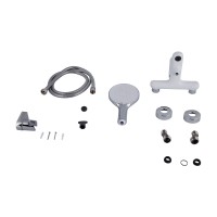 Змішувач для ванни Jay (з душовим гарнітуром) QTJAY259CRW45553 Chrome/White Qtap QTAP фото 4