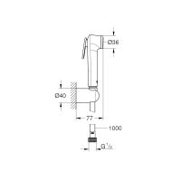 26352000 Trigger Spray Душовий набір гігієнічний (1 сорт) GROHE фото 1