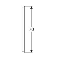 502.809.00.1 Option Basic Square Дзеркало -100см, підсвітка зверху по горизонталі (1 сорт) GEBERIT фото 4