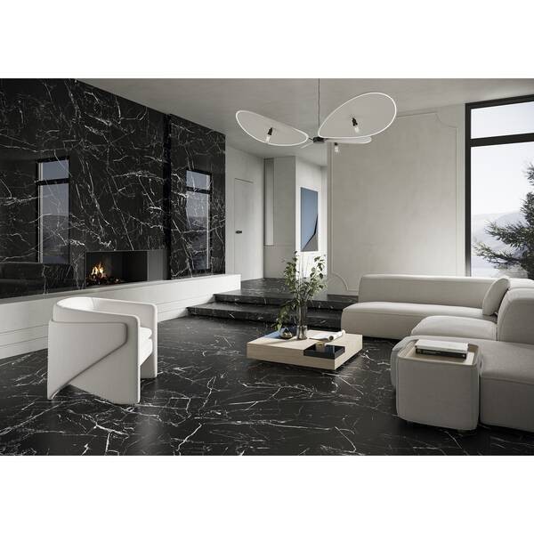 GRES MARMO MOROCCO BLACK RECT CERRAD фото 4