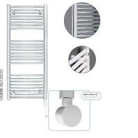 OMERE-50/120C01  Рушникосушка електрична, укомплектована теном YUUKI-03C3, хром (1 сорт)