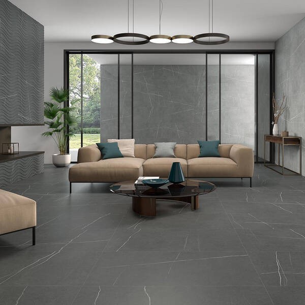 KAIROS GRAPHITE MATT RECT. ITT CERAMIC