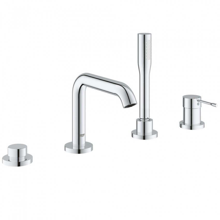 25251001 Essence Одноважільний змішувач для ванни на 4 отвори, хром (1 сорт) GROHE