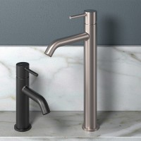 Z00703000094005 TEO-T (TALL) Змішувач для раковини з донним клапаном, SATIN NICKEL (1 сорт) Bossini фото 2