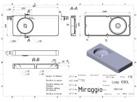 Умивальник LOOP 1000 L Miraggio MIRAGGIO фото 1