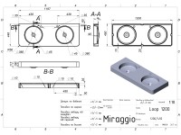 Умивальник LOOP 1200-2 Miraggio MIRAGGIO фото 1