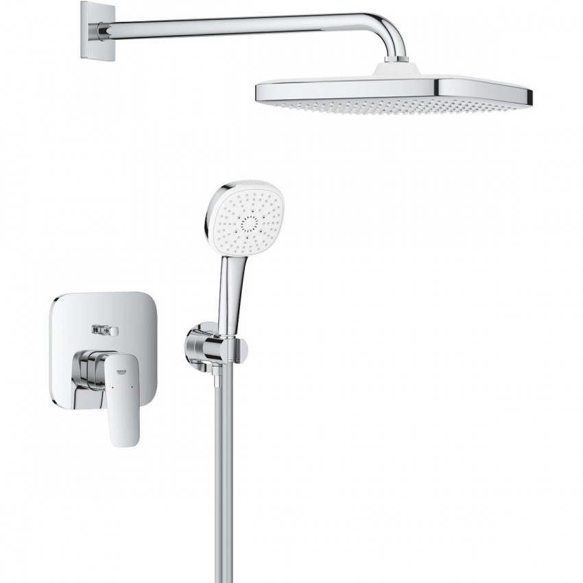 1053360000 Cubeo Tempesta 250 Душова система прихованого монтажу, хром (1 сорт) GROHE