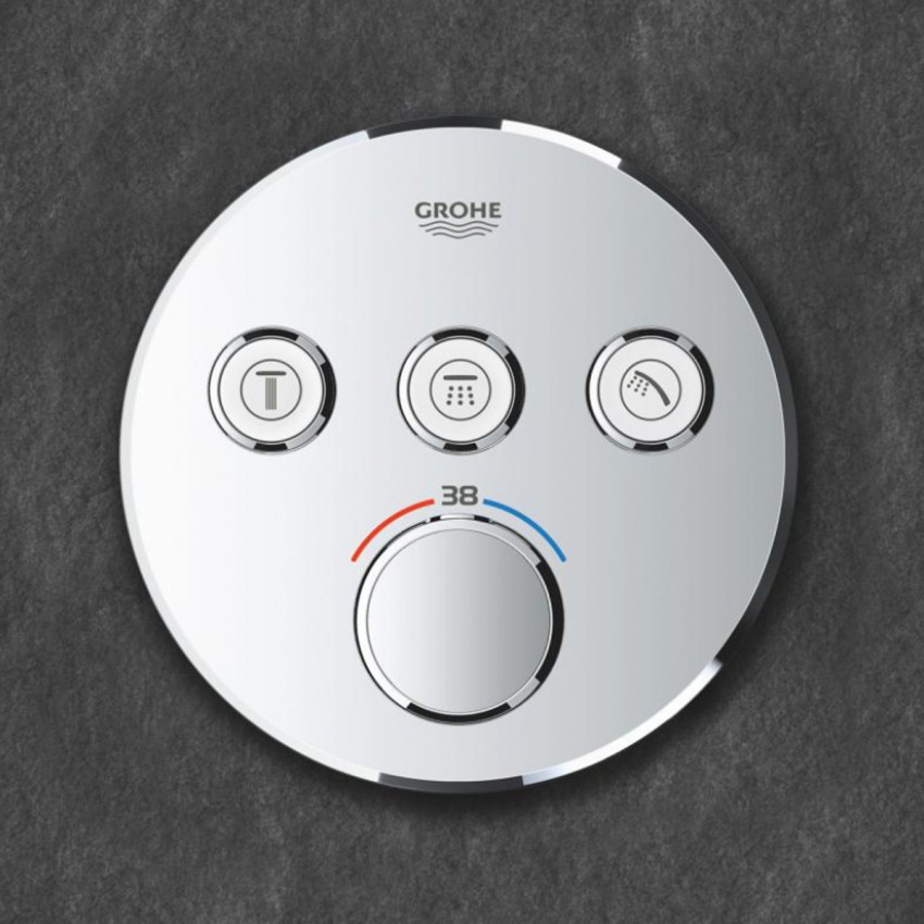 29121000 Grohtherm SmartControl Зовнішня частина термостату  на 3 споживачі (1 сорт) GROHE фото 4