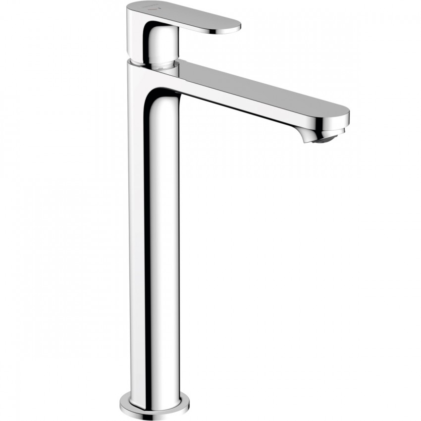 72590000 Rebris S Змішувач д/раковини 240 CoolStart EcoSmart+ з д/к, хром (1 сорт) HANSGROHE