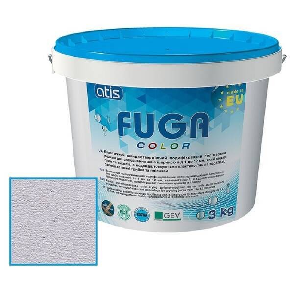 Зат Atis Fuga Color A 111/3кг сріблясто-сірий ATIS FUGA