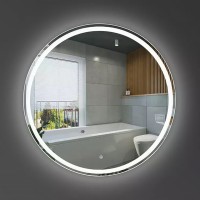 5501070 AllRound Кругле дзеркало d70см з LED підсвіткою та тачсенсором (1 сорт) DEVIT фото 2