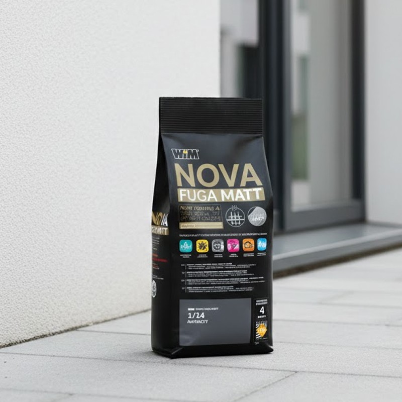 Зат WIM  NOVA FUGA MATT 1/14  2кг антрацит (1 сорт) WIM фото 2