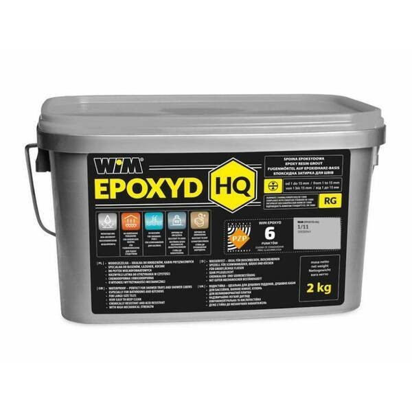 Зат WIMEPOXYD HQ 1/11 2кг сріб-сірий WIM-Epoxyd