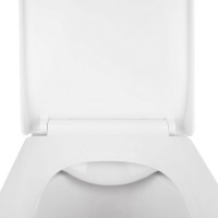Унітаз Tern підвісний Rimless 490x340x350 мм з сидінням Slim Duroplast/ Soft-close/ Quick relase White Qtap QTAP фото 4