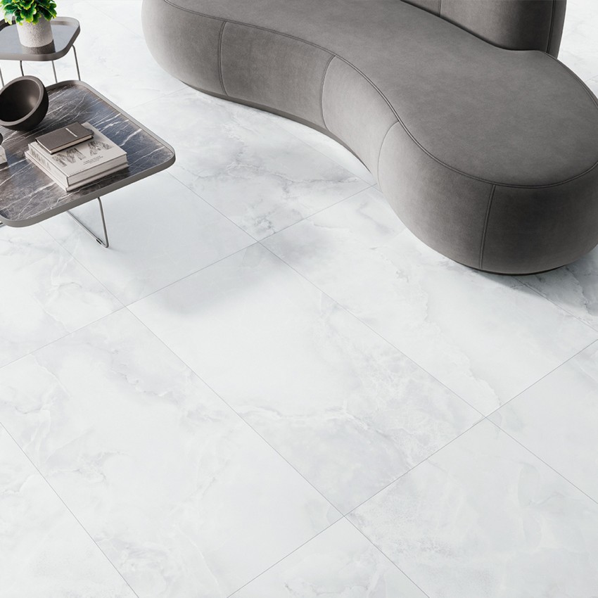 BIBURY WHITE SATINADO RECT. (1 сорт) Alaplana фото 1