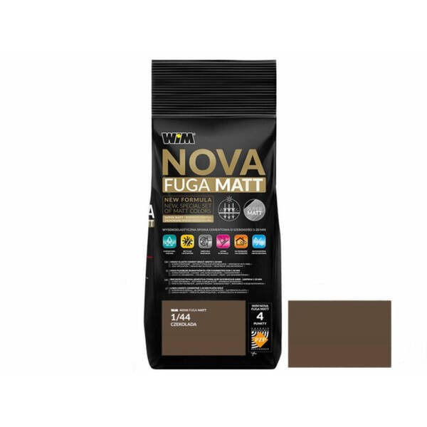 Зат WIM  NOVA FUGA MATT 1/44  2кг шоколад WIM