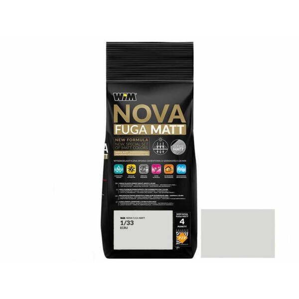 Зат WIM  NOVA FUGA MATT 1/33  2кг екрю WIM