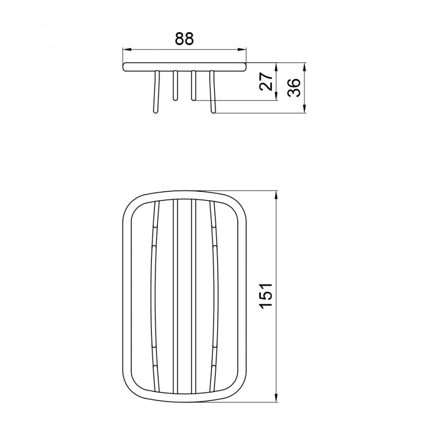 Мильниця Liberty QTLIBCRM11561 Chrome Qtap QTAP фото 1