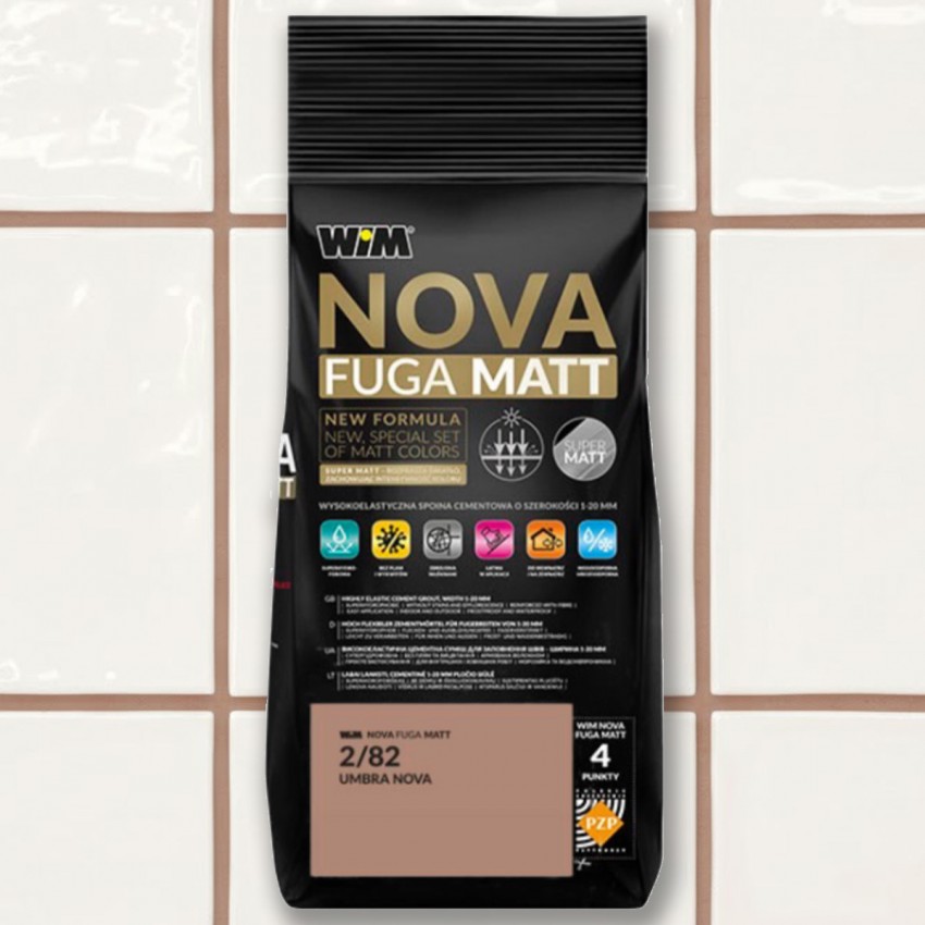 Зат WIM  NOVA FUGA MATT 2/82  2кг  Umbra (1 сорт) WIM фото 2