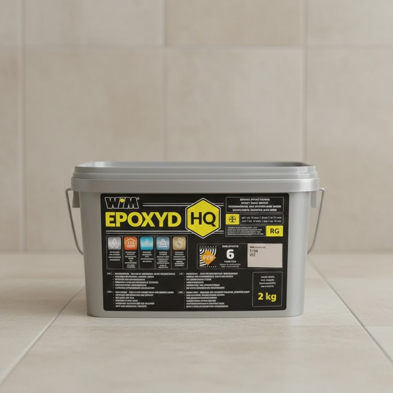 Зат WIMEPOXYD HQ 1/34 2кг св-беж (1 сорт) WIM фото 2